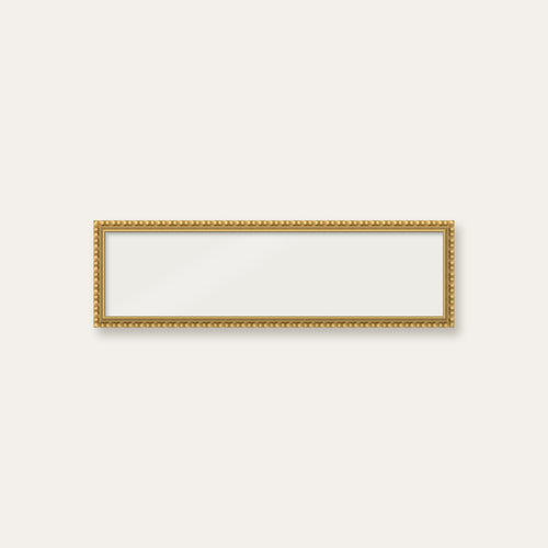 Gold bobbin panoramic frame, 60cm x 15cm, frame only