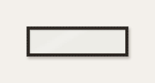 Black bobbin panoramic frame, 60cm x 15cm, frame only