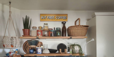 Customer photo — Custom Text Panoramic Print | Retro Bar & Gallery Wall Sign