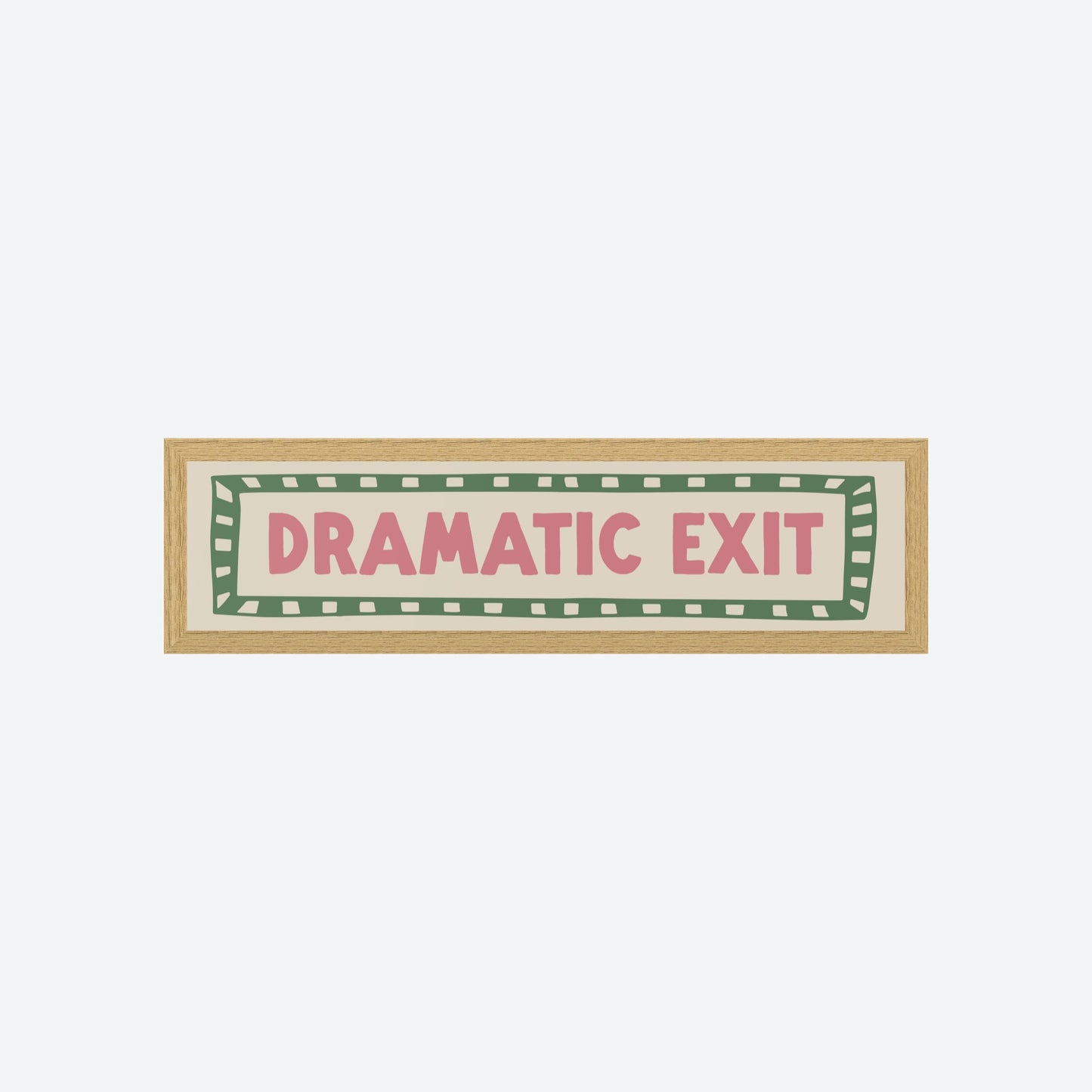 Dramatic Exit Panoramic Print