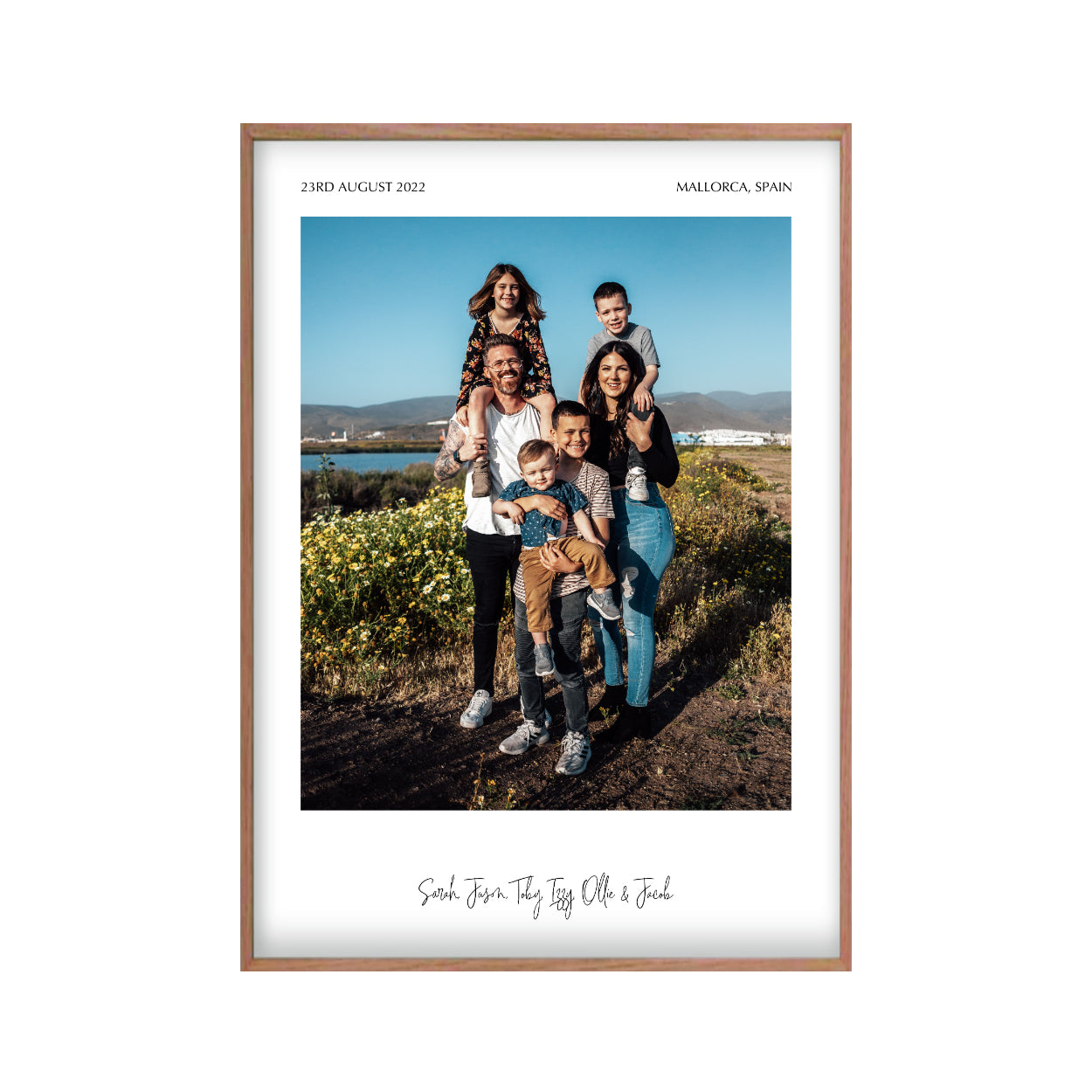 Personalised Family Photo Print