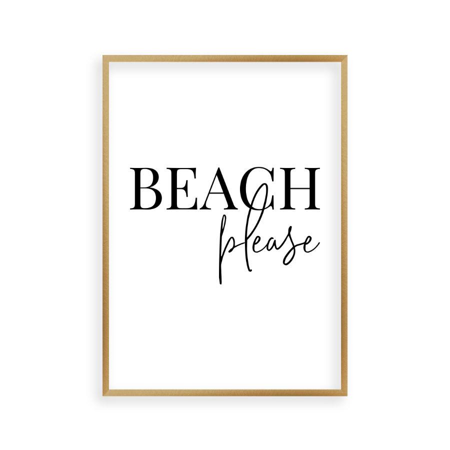 Beach Please Print - Blim & Blum