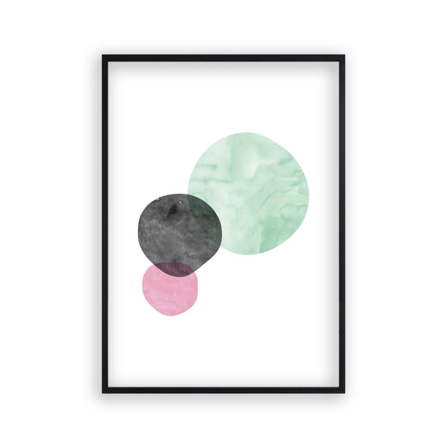 Bubbles Watercolour Print - Blim & Blum