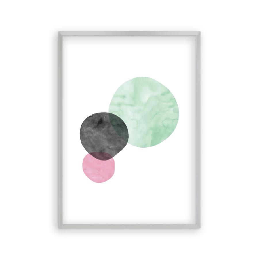 Bubbles Watercolour Print - Blim & Blum
