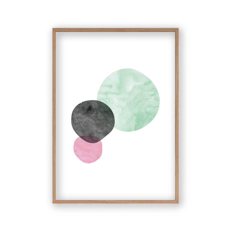 Bubbles Watercolour Print - Blim & Blum