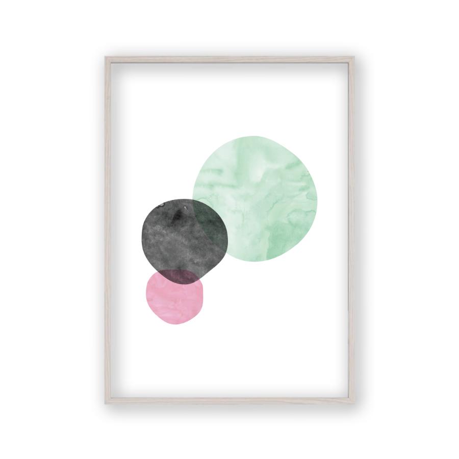 Bubbles Watercolour Print - Blim & Blum