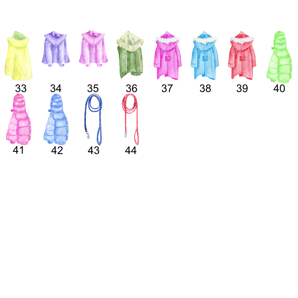 Personalised Family Names Coat Print
