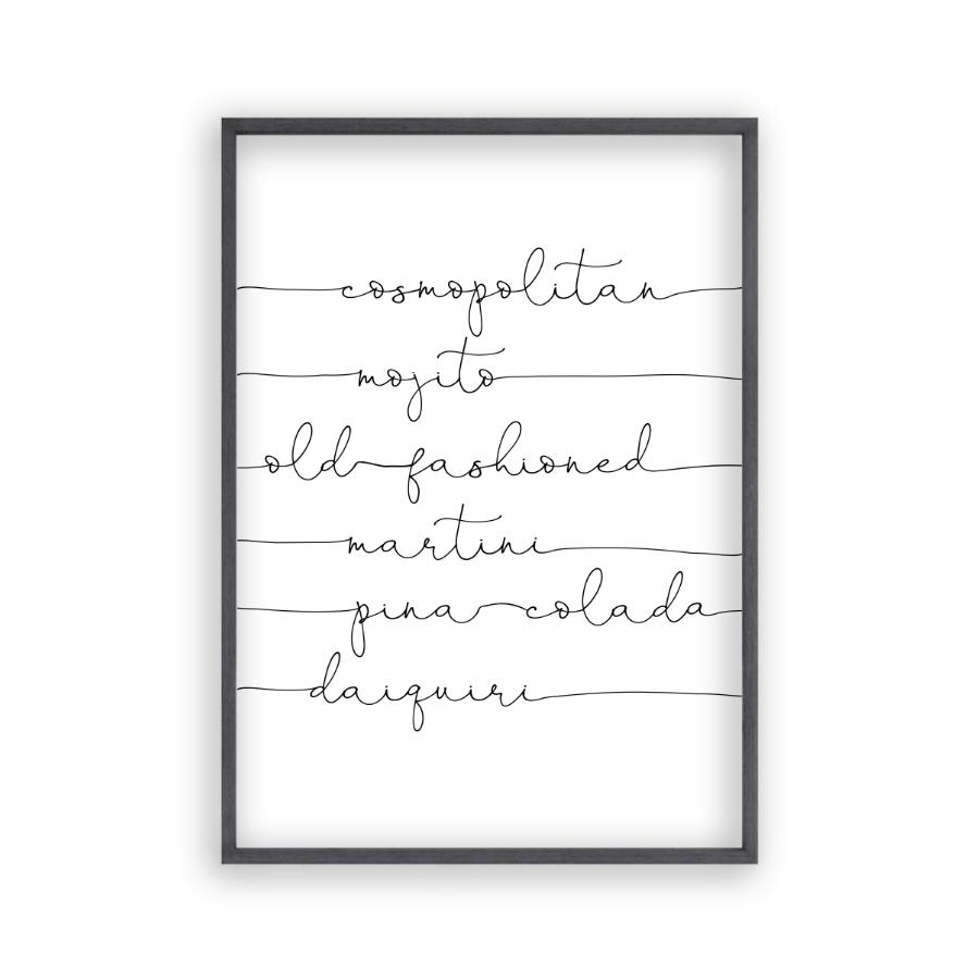 Cocktails Print - Blim & Blum