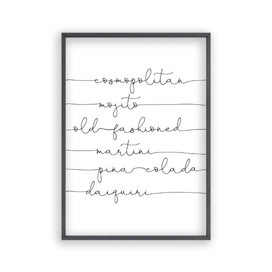 Cocktails Print - Blim & Blum