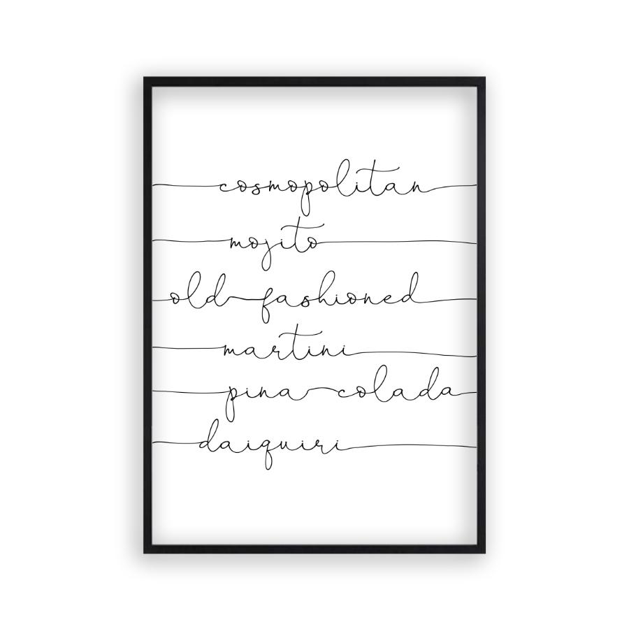 Cocktails Print - Blim & Blum