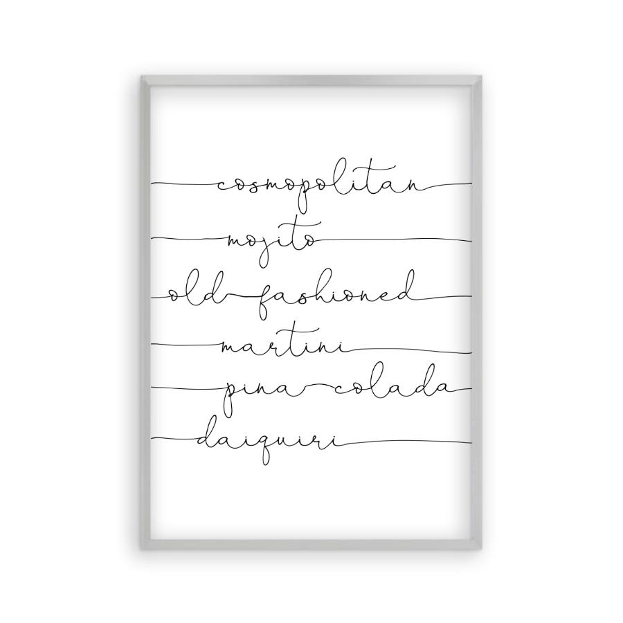 Cocktails Print - Blim & Blum