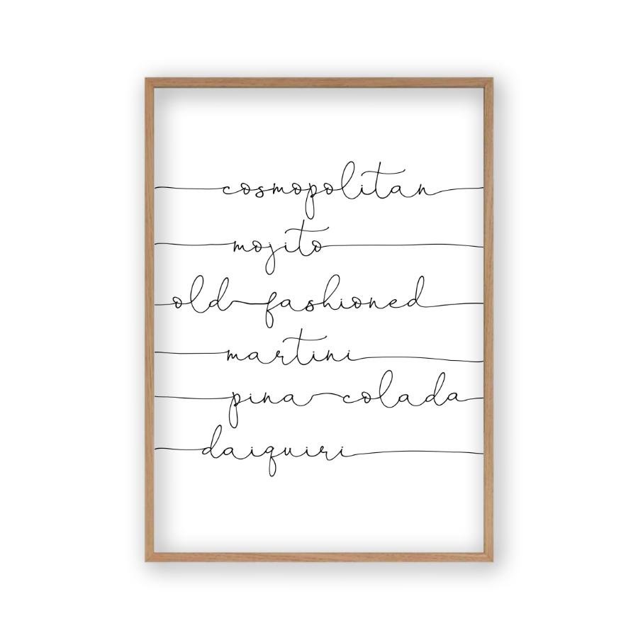 Cocktails Print - Blim & Blum