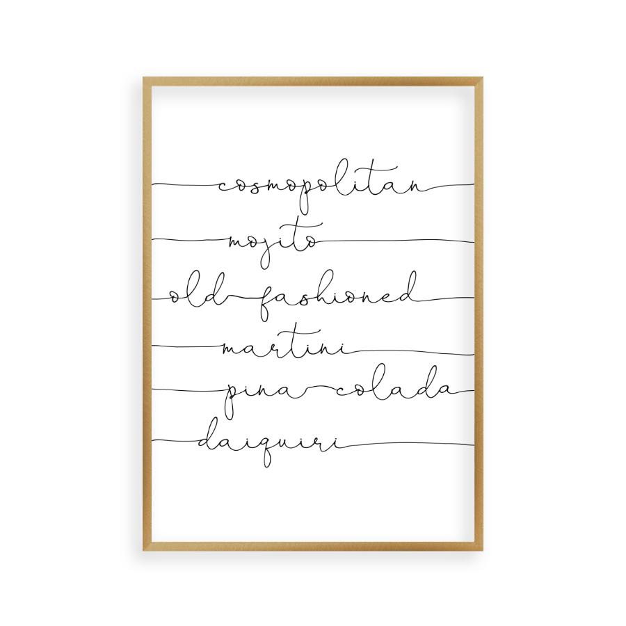 Cocktails Print - Blim & Blum