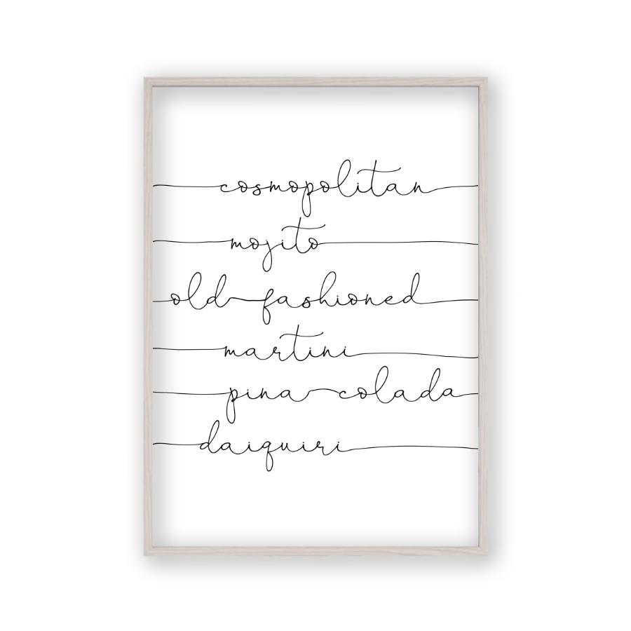 Cocktails Print - Blim & Blum