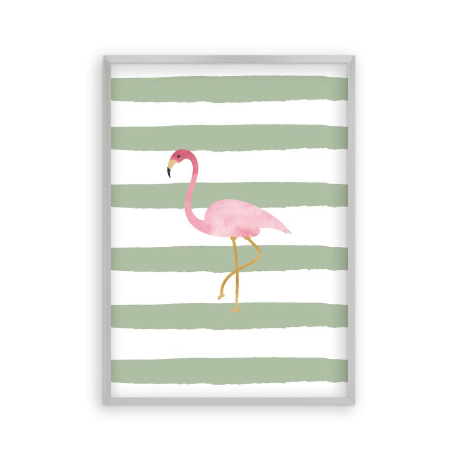 Flamingo Watercolour Print - Blim & Blum
