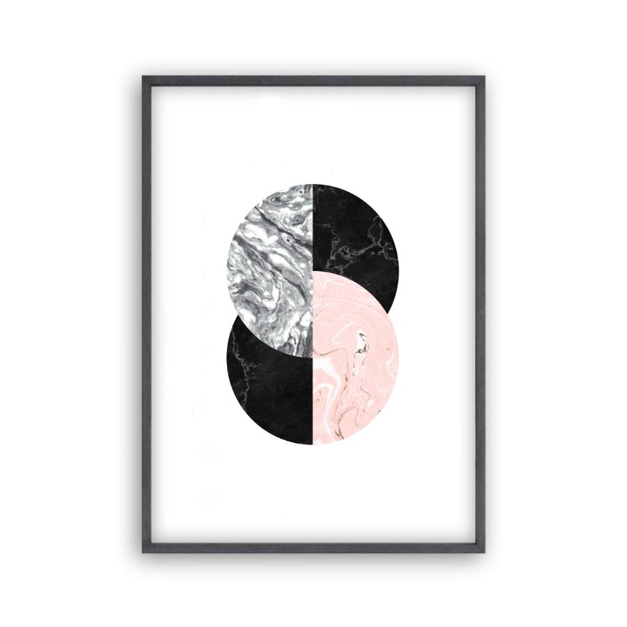 Circles Marble Print - Blim & Blum