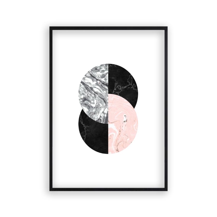 Circles Marble Print - Blim & Blum
