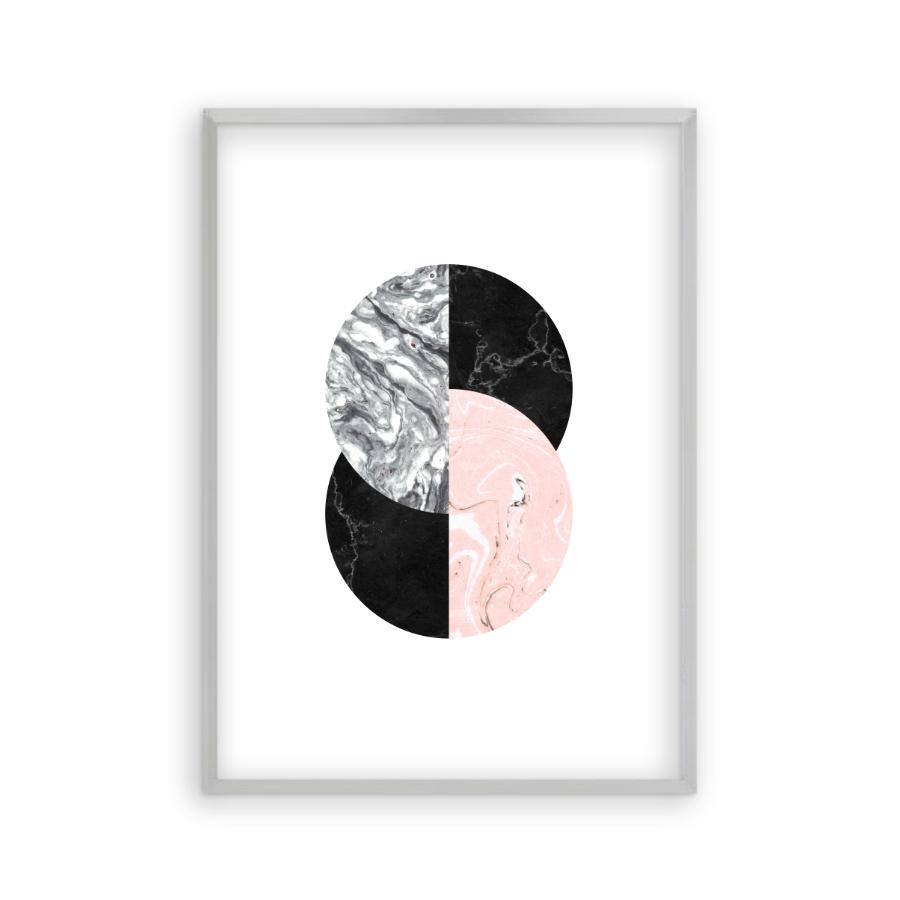 Circles Marble Print - Blim & Blum