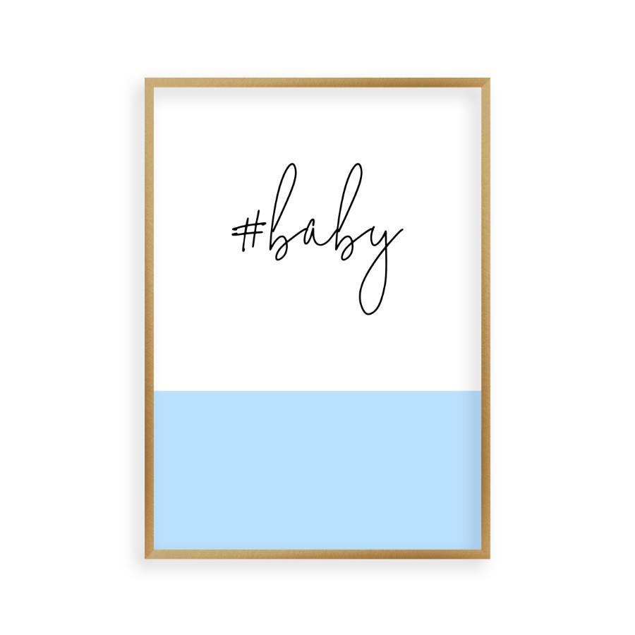 Hashtag Baby Print - Blim & Blum