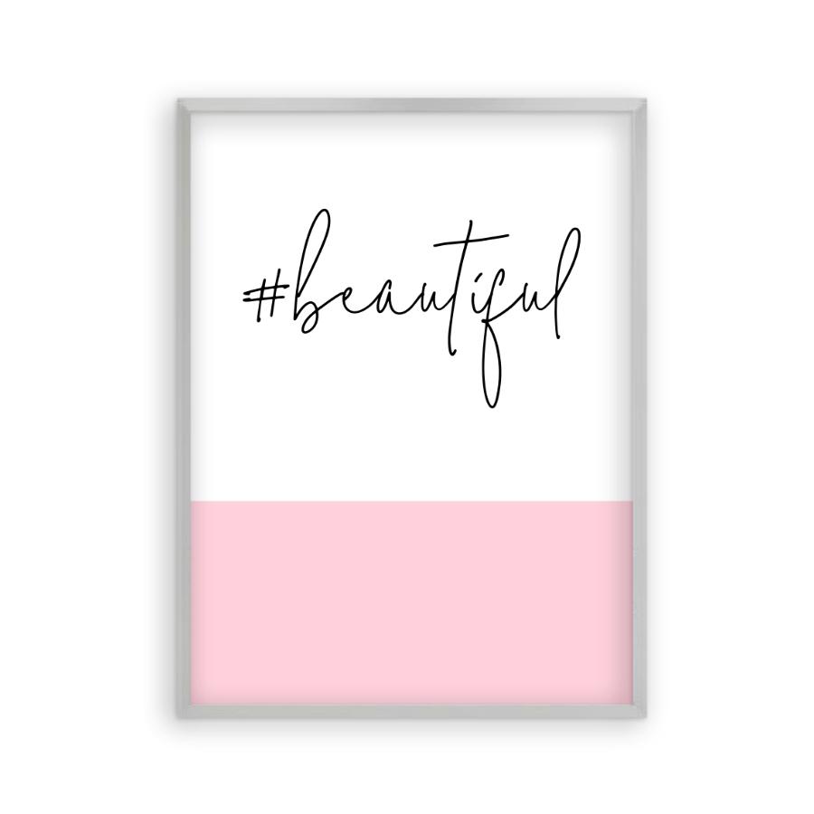 Hashtag Beautiful Print - Blim & Blum
