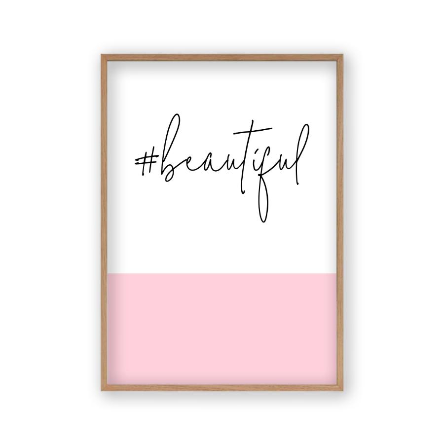 Hashtag Beautiful Print - Blim & Blum