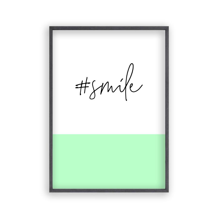 Hashtag Smile Print - Blim & Blum