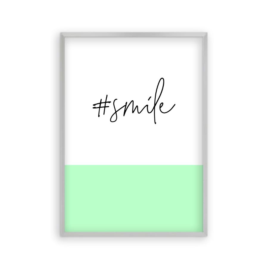 Hashtag Smile Print - Blim & Blum
