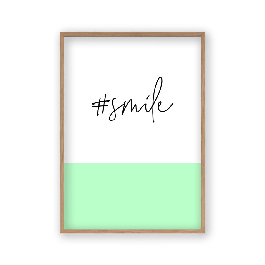 Hashtag Smile Print - Blim & Blum