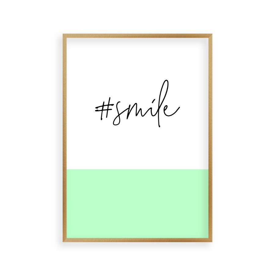 Hashtag Smile Print - Blim & Blum