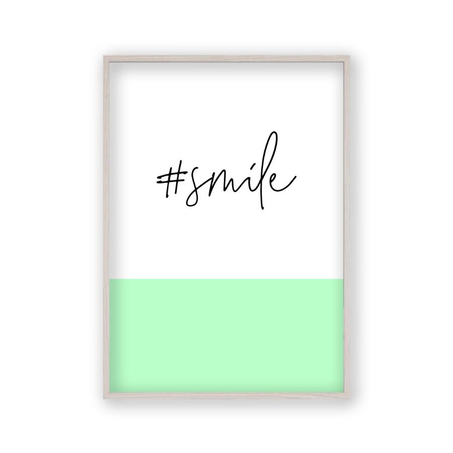 Hashtag Smile Print - Blim & Blum
