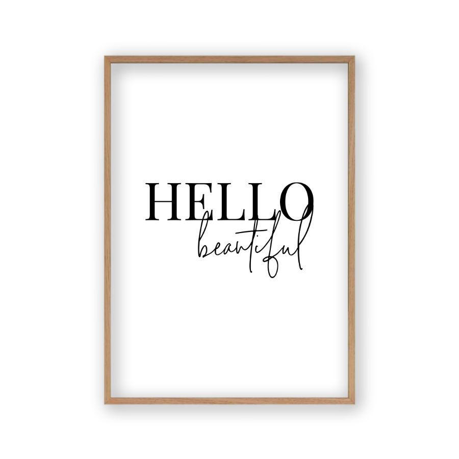 Hello Beautiful Print - Blim & Blum