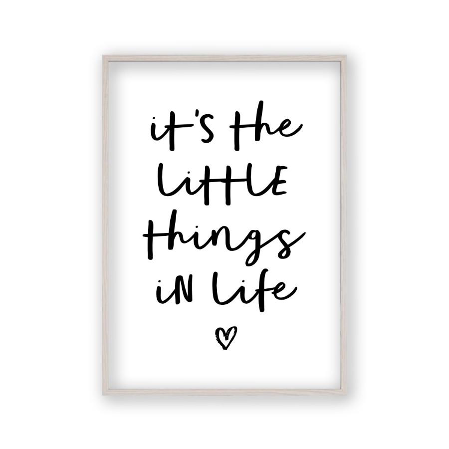 It's The Little Things In life Print - Blim & Blum