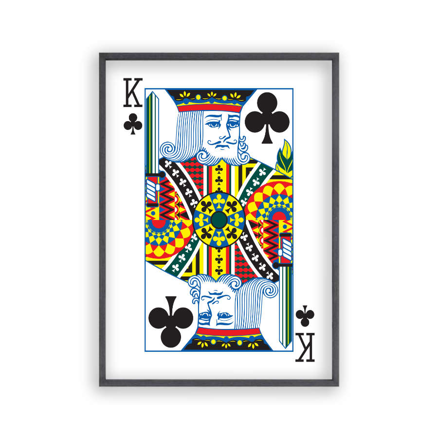King Of Clubs Print