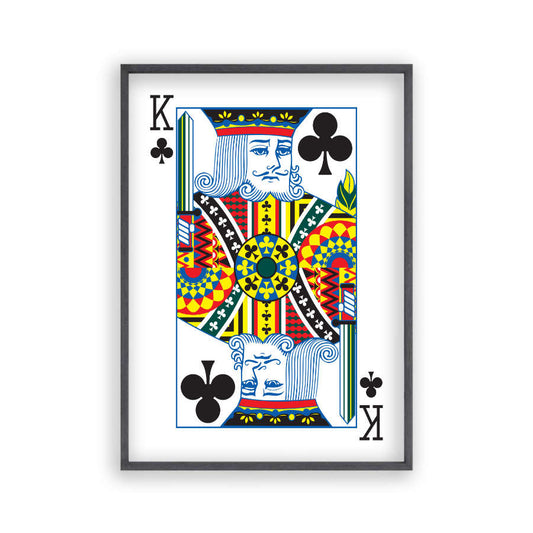 King Of Clubs Print