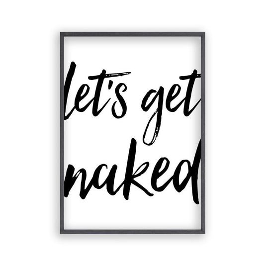 Lets Get Naked Print - Blim & Blum