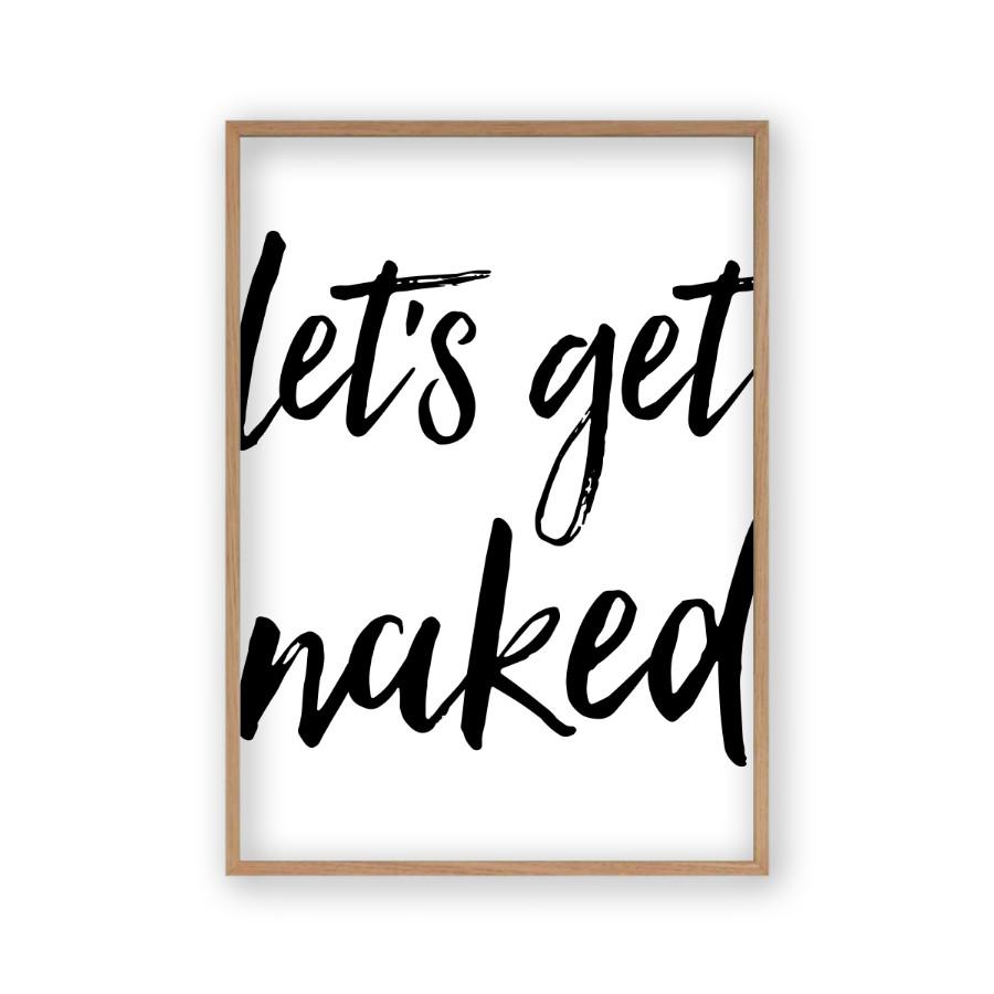 Lets Get Naked Print - Blim & Blum