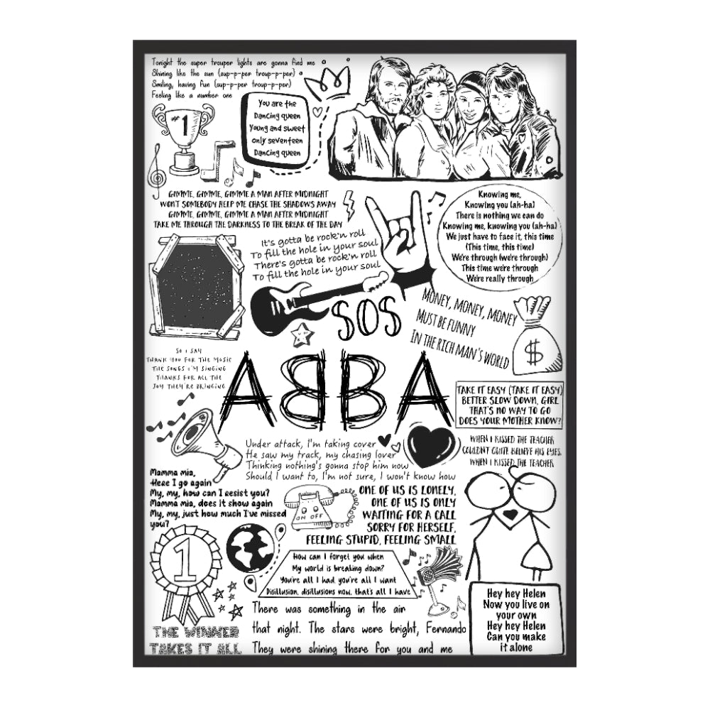 Matt Black Frame / A1
