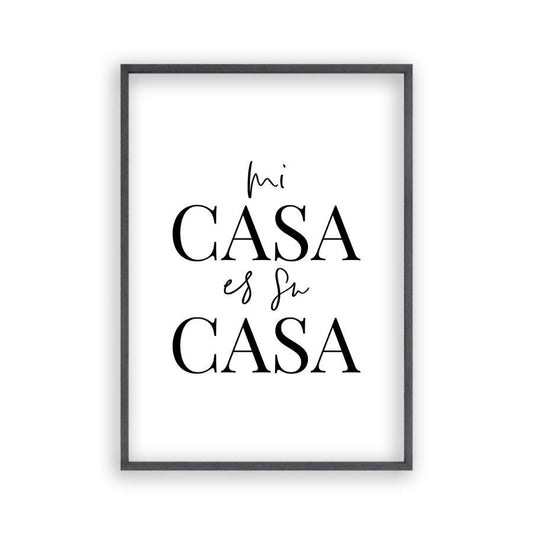 Mi Casa Es Su Casa Print - Blim & Blum