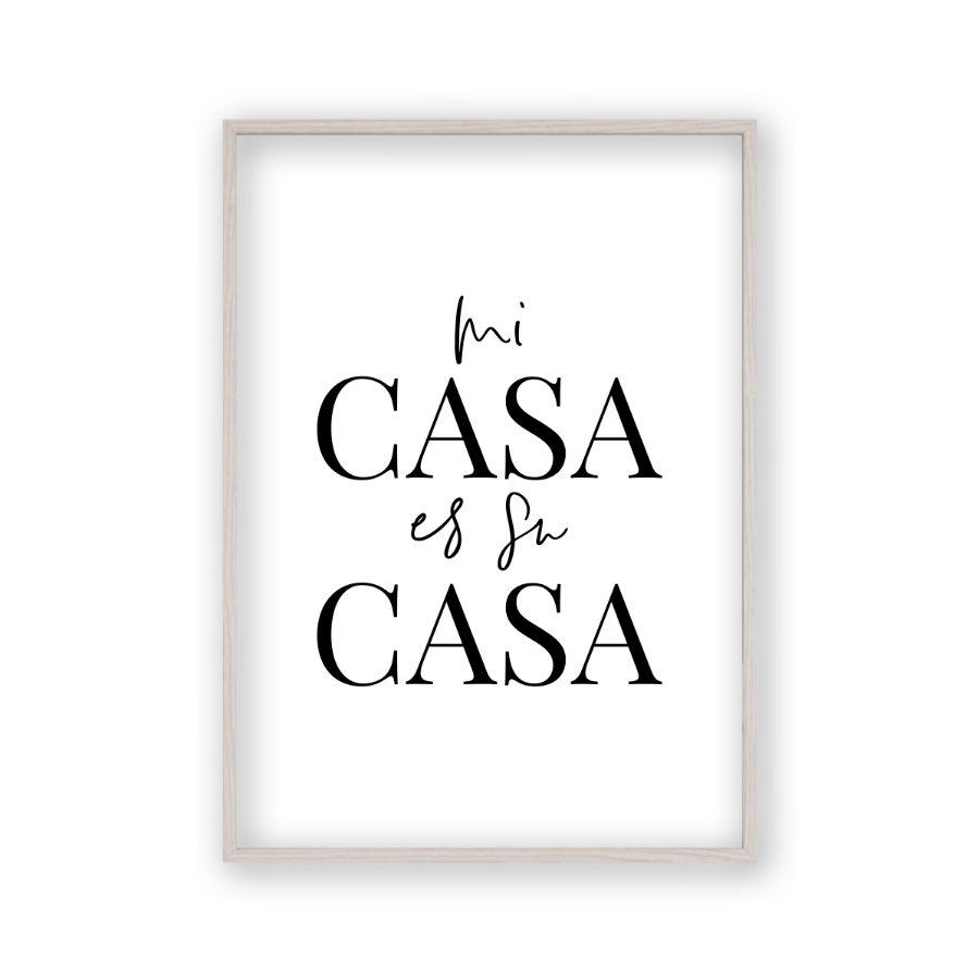 Mi Casa Es Su Casa Print - Blim & Blum