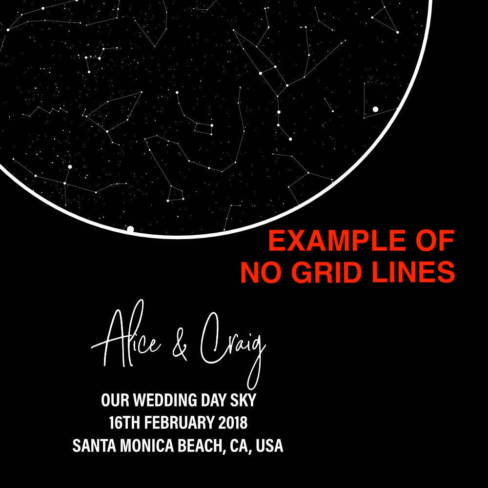 Personalised Star Map Night Sky Print