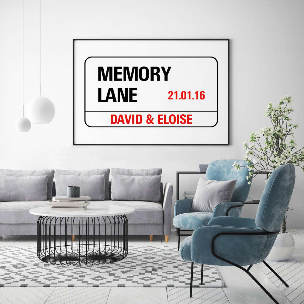 Personalised London Street Sign Print