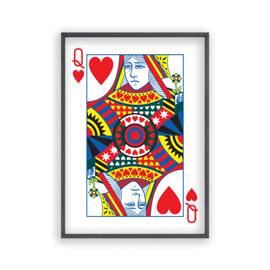 Queen Of Hearts Print