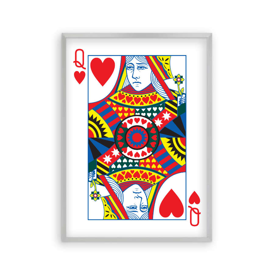 Queen Of Hearts Print