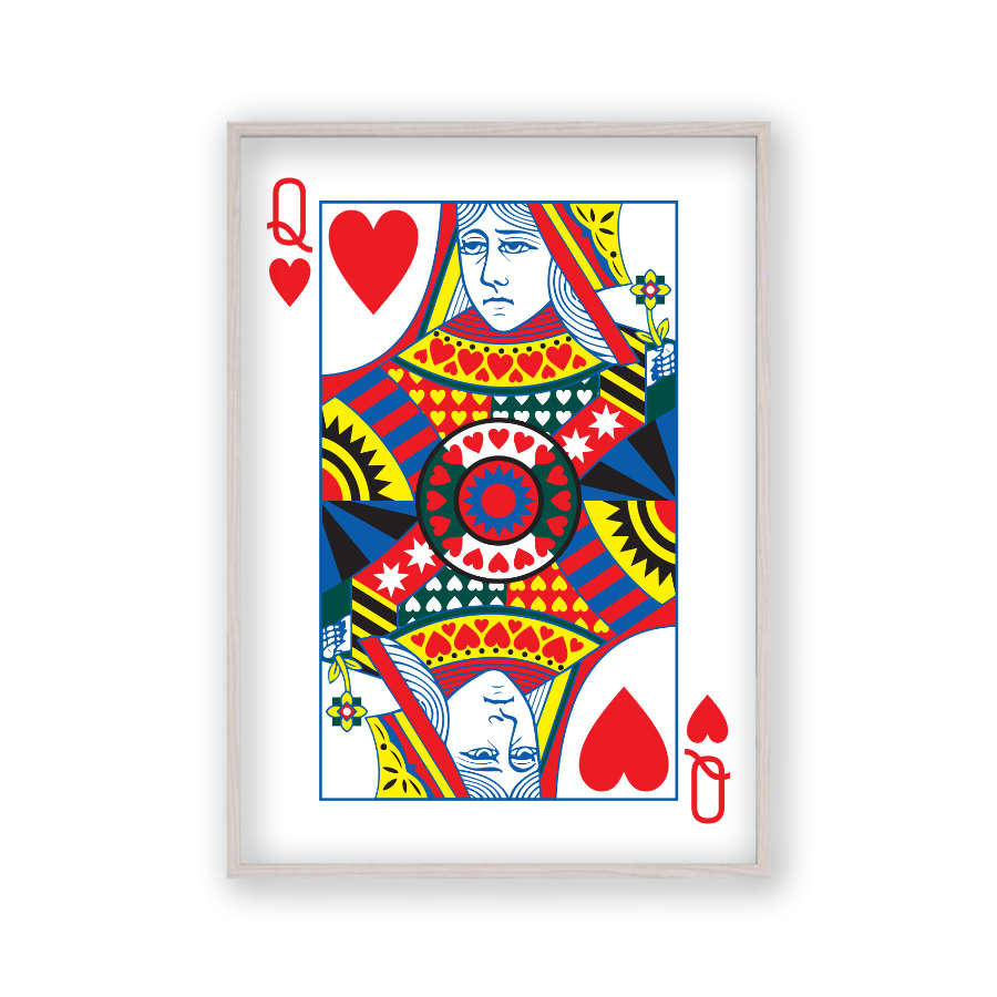 Queen Of Hearts Print