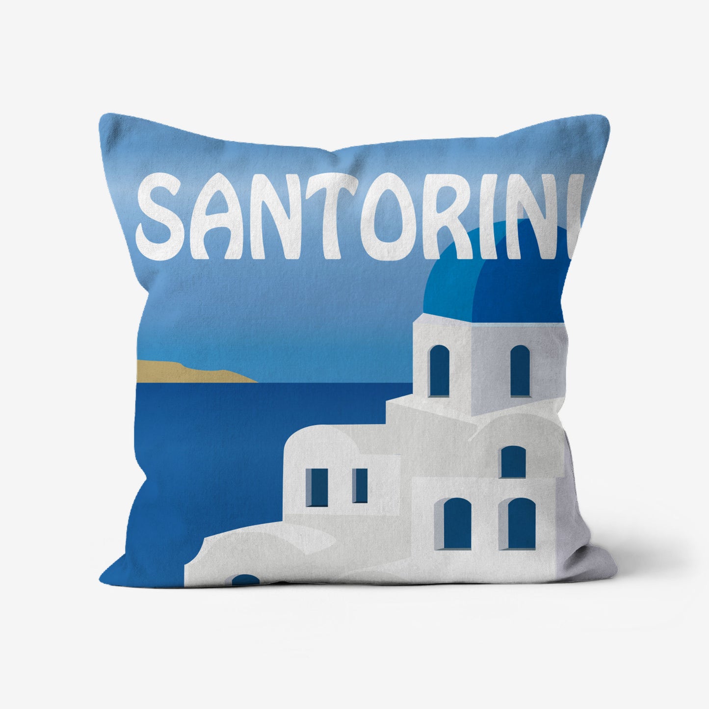 Santorini Faux Suede Cushion