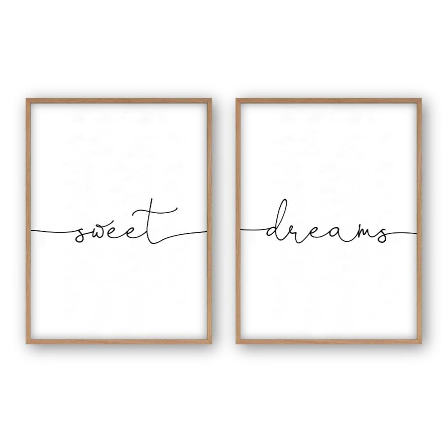 Sweet Dreams - Set Of 2 Prints - Blim & Blum