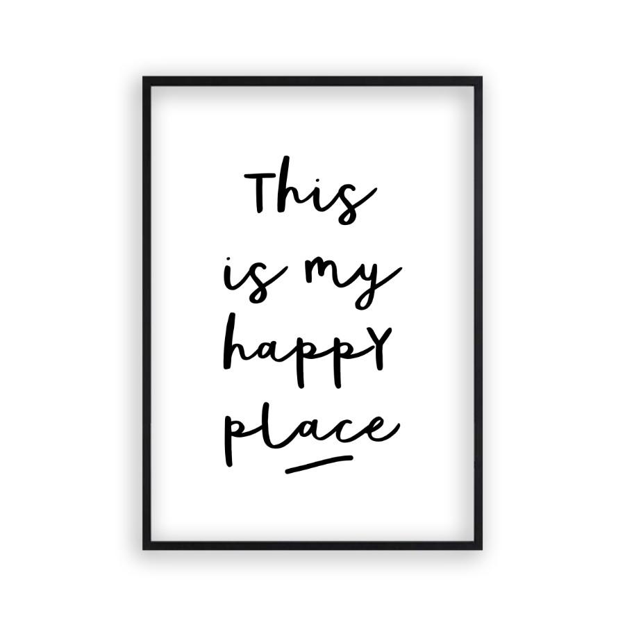 This Is My Happy Place Print - Blim & Blum