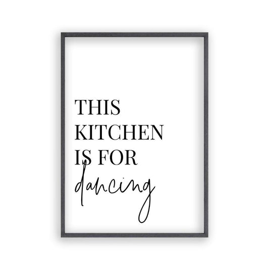 This Kitchen Is For Dancing Print - Blim & Blum