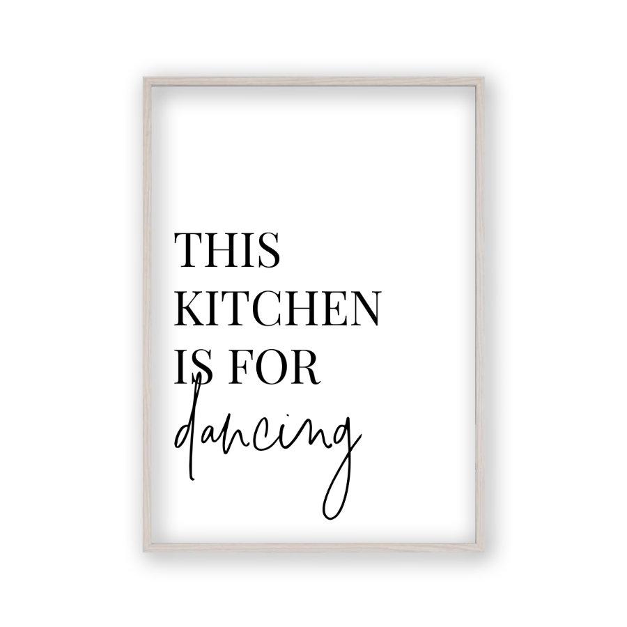 This Kitchen Is For Dancing Print - Blim & Blum