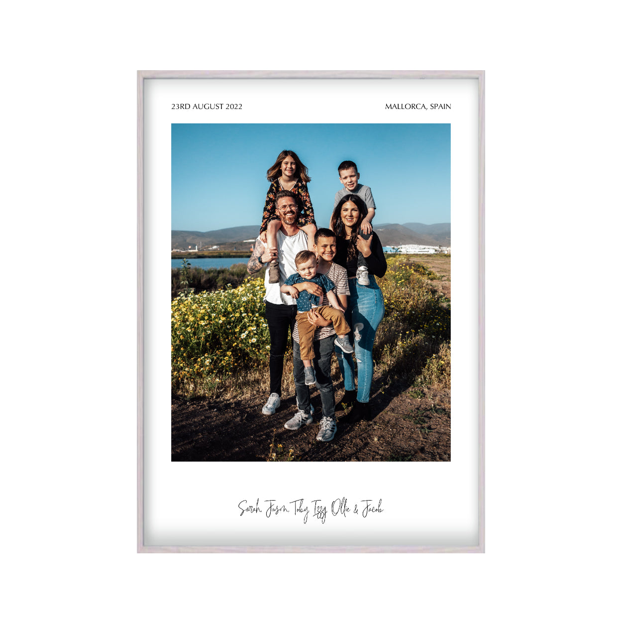 Personalised Family Photo Print